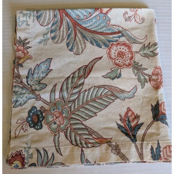 Pottery Barn Napkins Cotton Linen  Set Of 2 Paisley Floral Cloth Colorful 20x20 - Picture 6 of 9